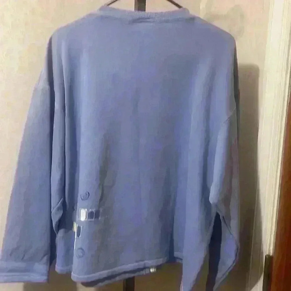 Kunkys hand  painted jacket beautiful size large  F - Picture 6 of 7